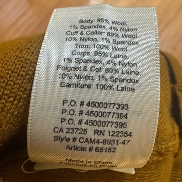 Aritzia Wilfred Carré Wool Dress in Tamarind - Picture 6 of 6